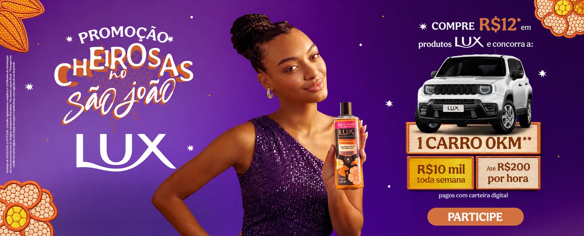 Promoção Lux Cheirosas no São João 2026