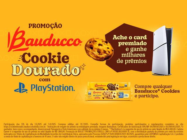 Promoção Bauducco Cookie Dourado 2025