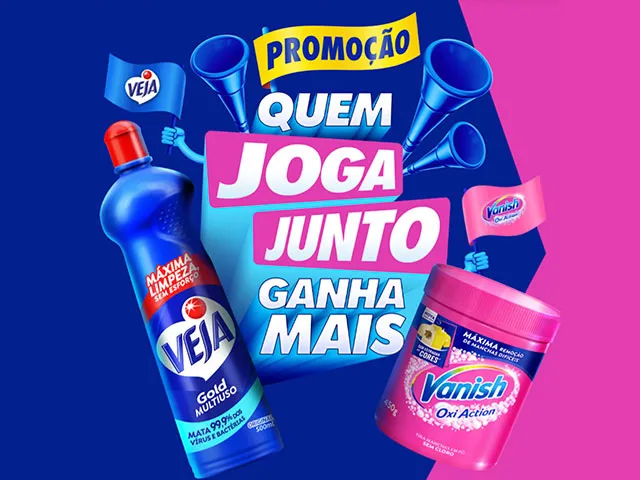 Promoção Veja Vanish Quem Joga Junto Ganha Mais 2026