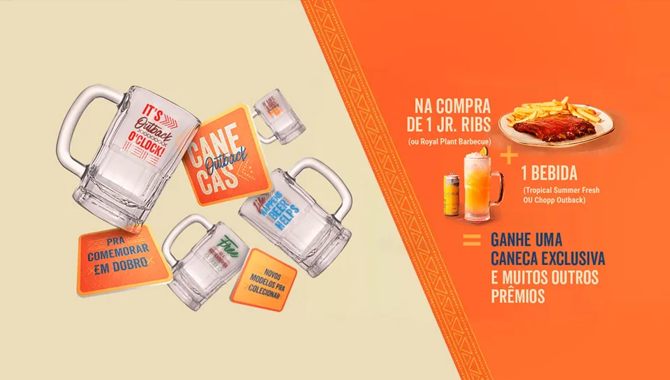 Promoção Canecas Outback 2024