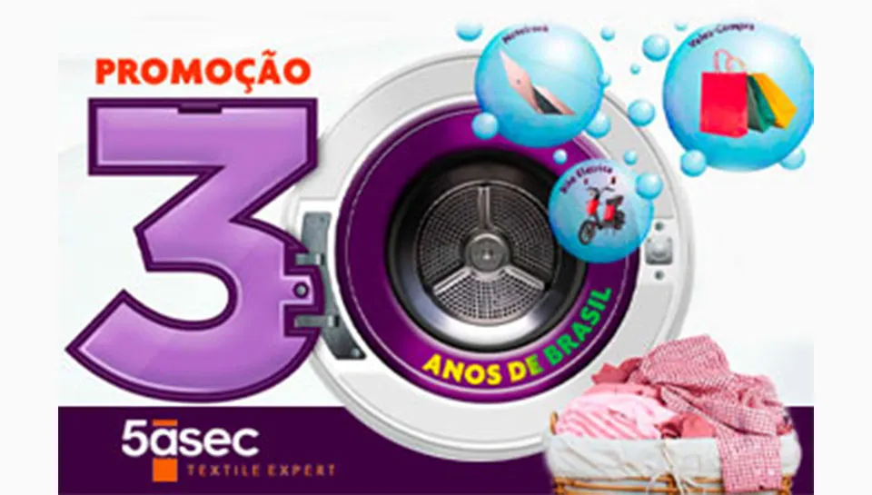 Promoção 5asec 30 anos de Brasil 2024
