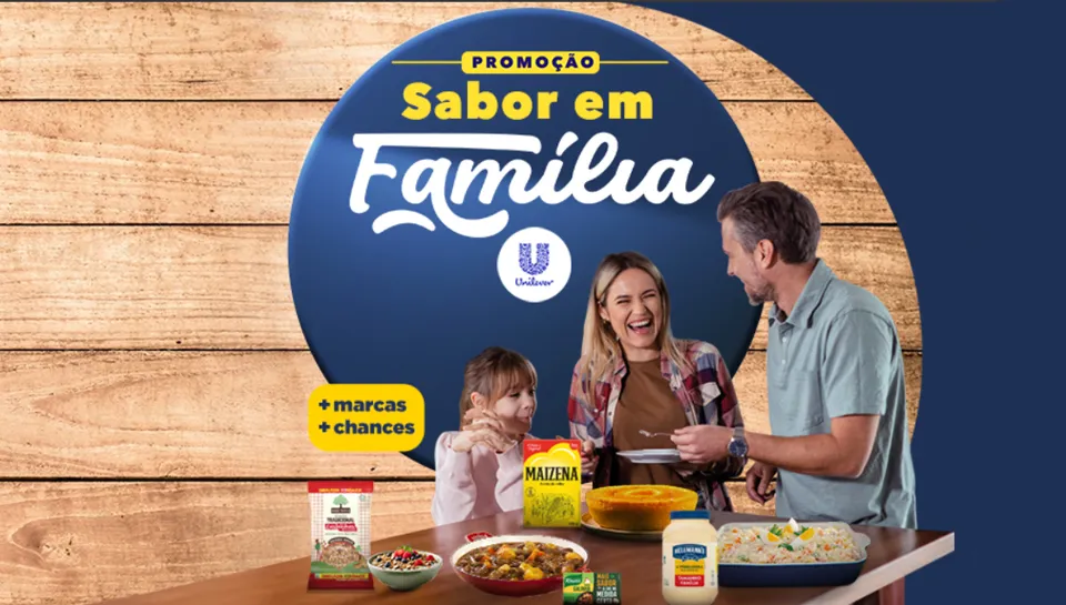 Promoção Unilever Sabor em Família 2025