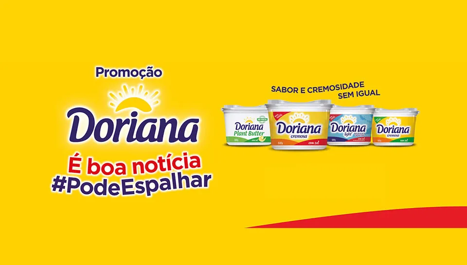 Promoção Doriana 2023 É Boa Notícia #PodeEspalhar
