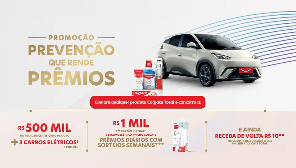 Promoção Colgate Prevenção que Rende Prêmios 2025