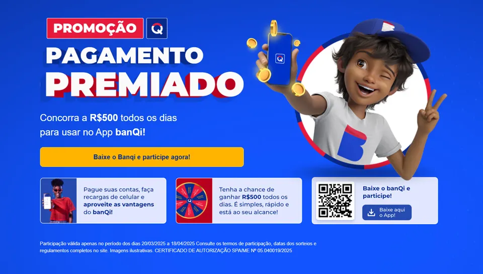 Promoção Casas Bahia Pagamento Premiado Banqi 2025