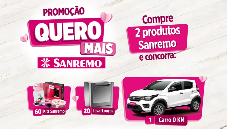 Promoção Quero Mais Sanremo 2025