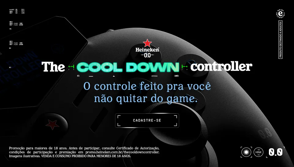 Promoção Heineken The Cool Down Controller 2025