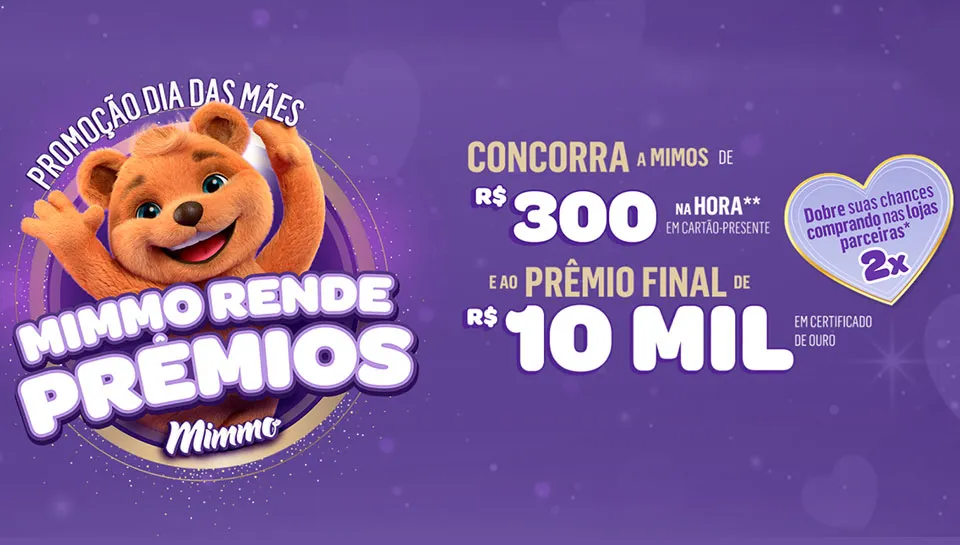 Promoção Mimmo Rende Prêmios 2025
