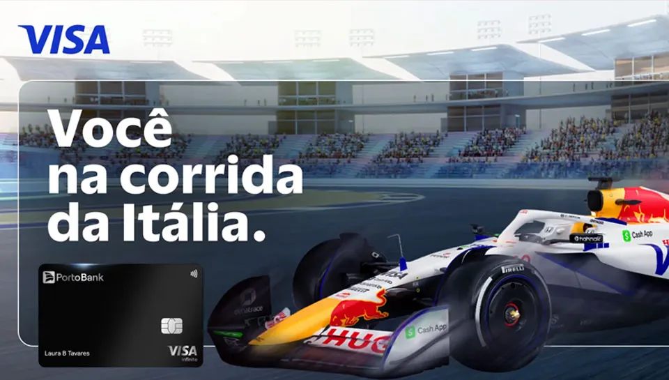 Promoção Visa PortoBank Você na Corrida da Itália 2025