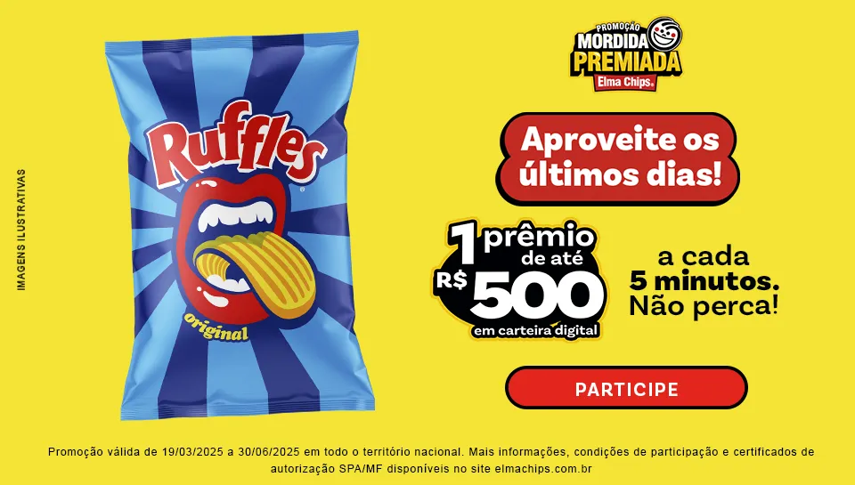 Promoção Elma Chips Mordida Premiada 2025