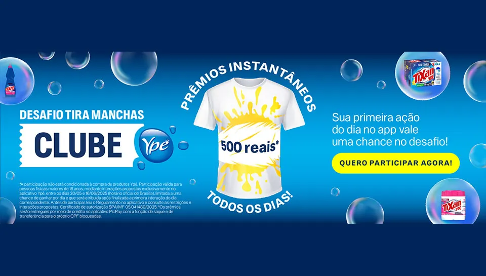 Promoção Ypê Lavanderia dos Sonhos 2025