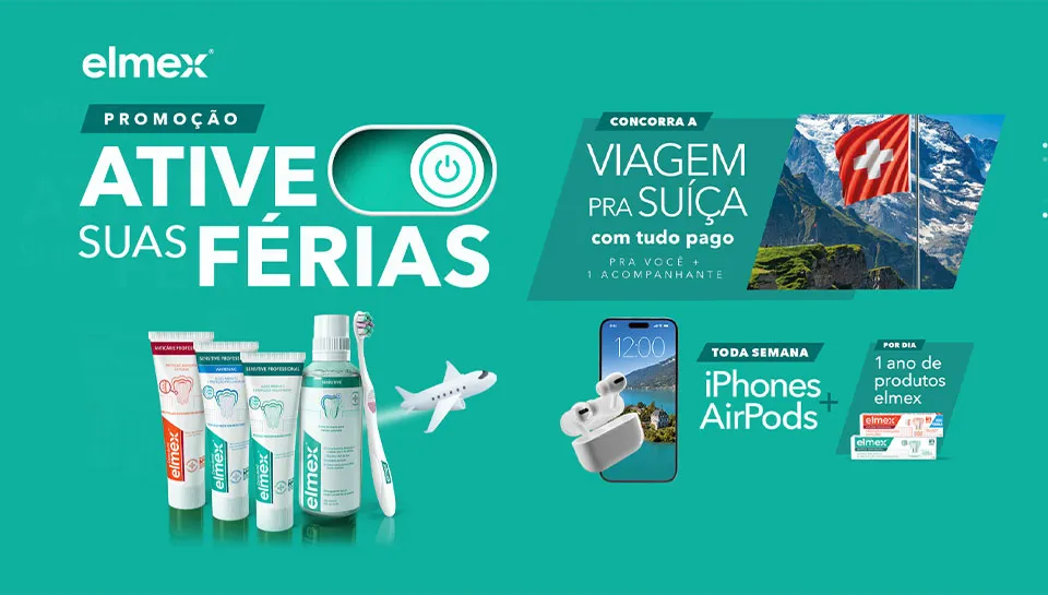 Promoção Elmex Ative suas Férias 2025