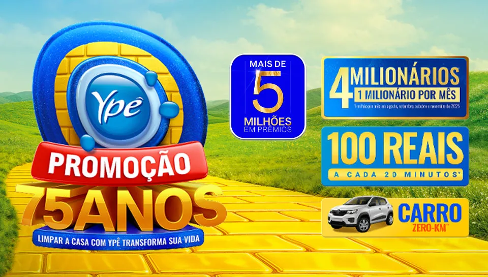 Promoção Ypê 75 Anos 2025