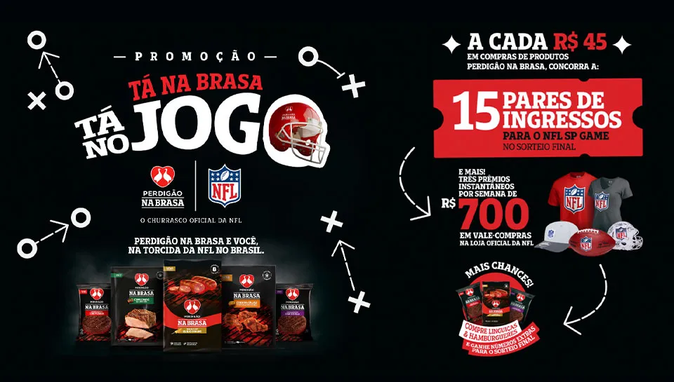 Promoção Perdigão Tá na Brasa Tá no Jogo 2025