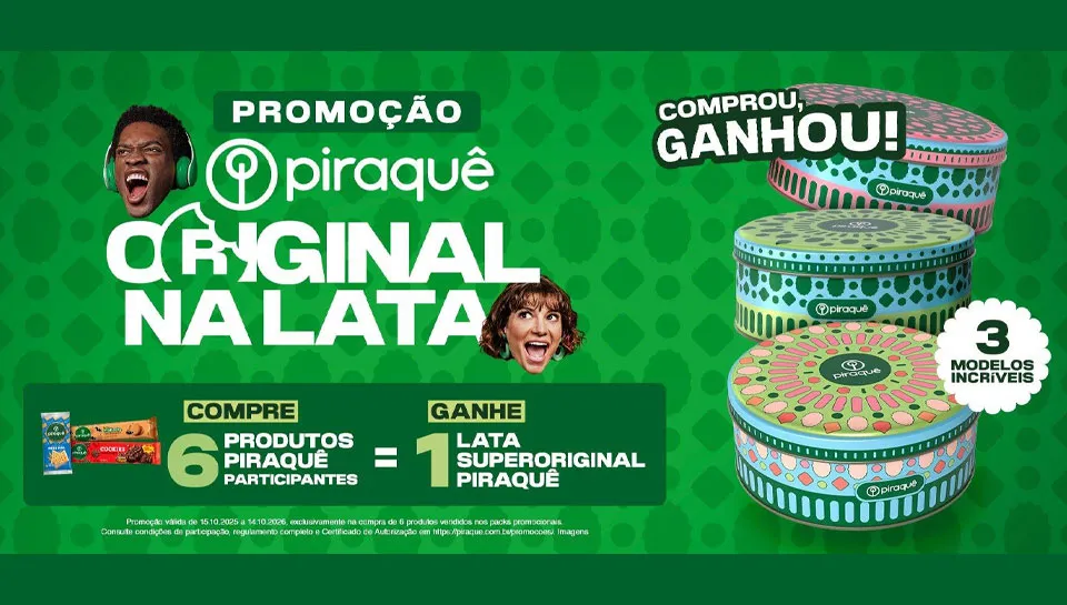 Promoção Original na Lata Piraquê 2025