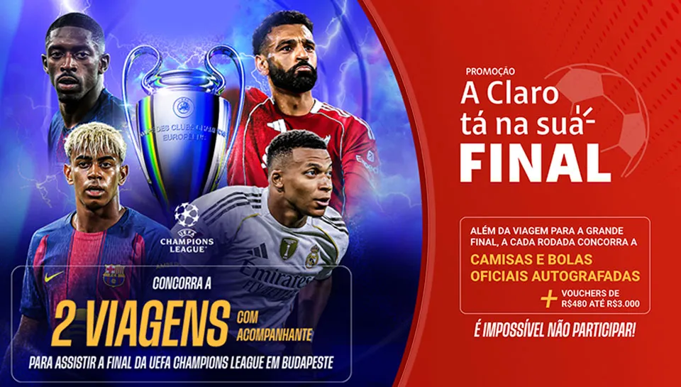 Promoção A Claro Tá na sua Final Uefa Champions League