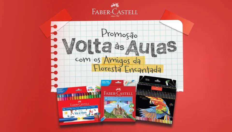 Promoção Faber Castell Volta às Aulas 2026