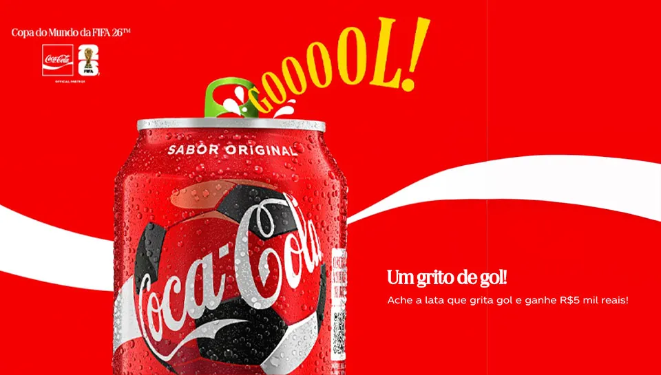 Ache a lata que grita gol e ganhe R$5 mil reais