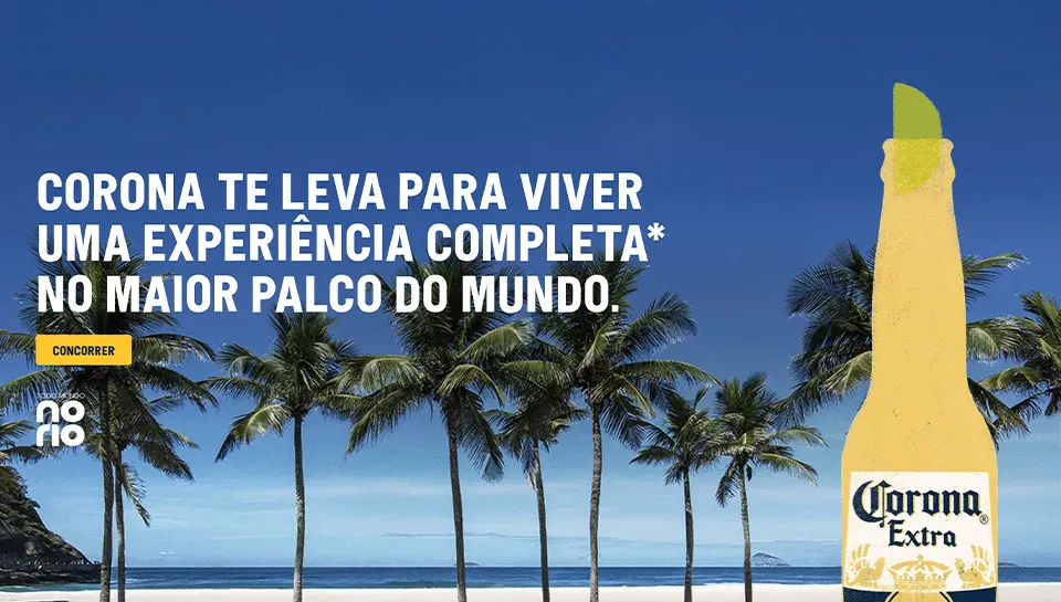 Promoção Todo Mundo no Rio com Corona 2026