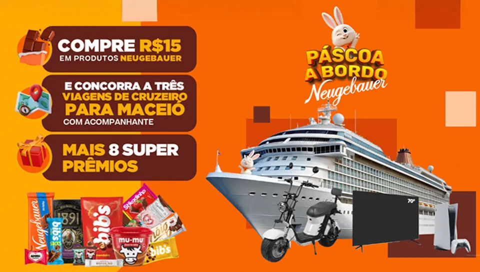 Promoção Páscoa a Bordo Neugebauer 2026