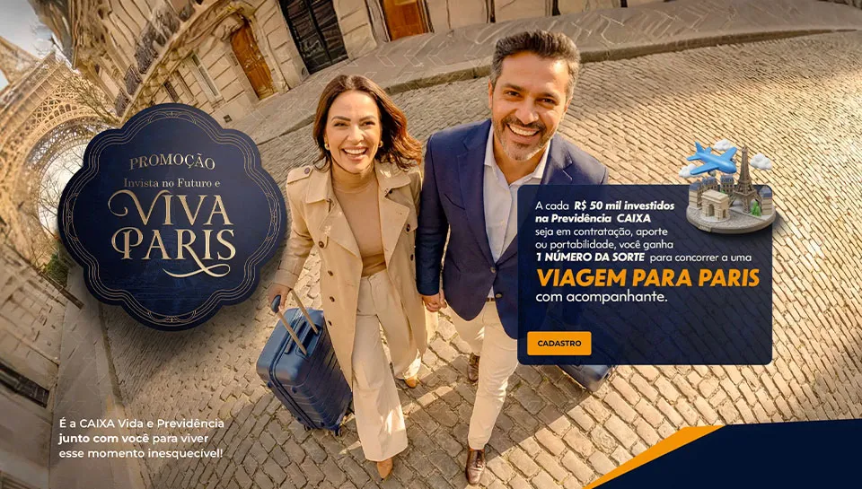 Promoção Caixa Viva Paris 2026