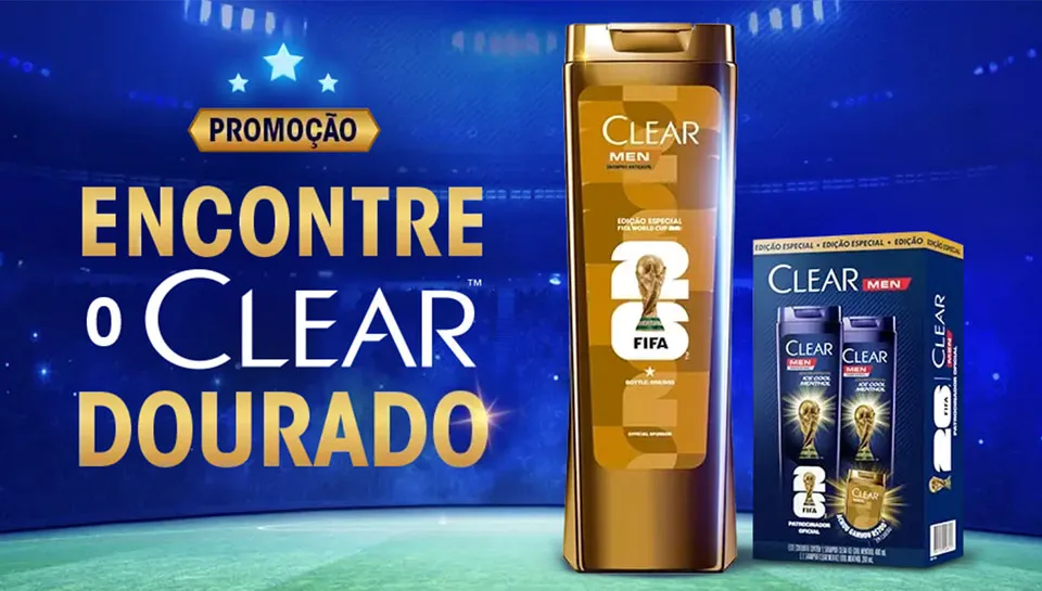 Promoção Clear Dourado 2026