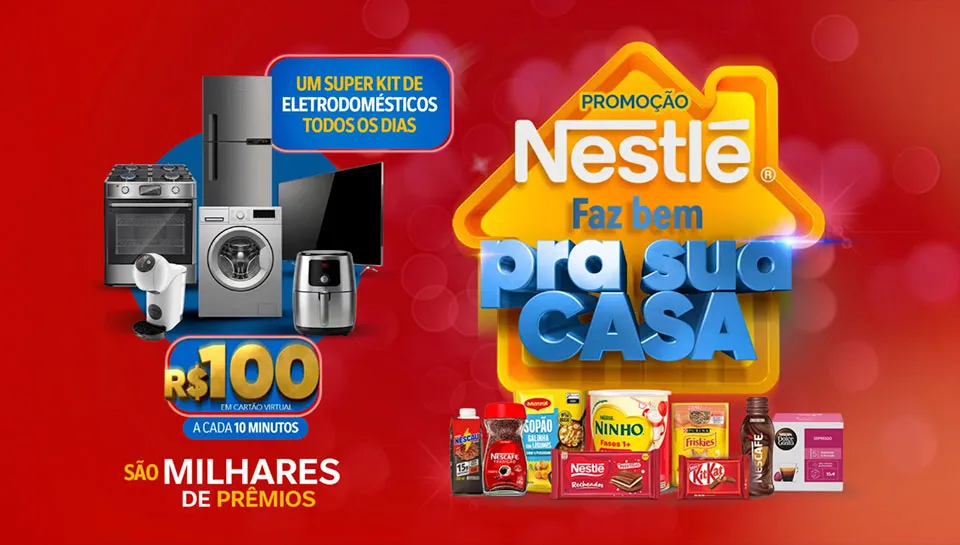 Promoção Nestlé Faz Bem pra Sua Casa 2026