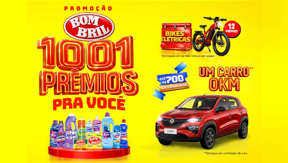 Promoção Bombril 1001 Prêmios Pra Você 2026