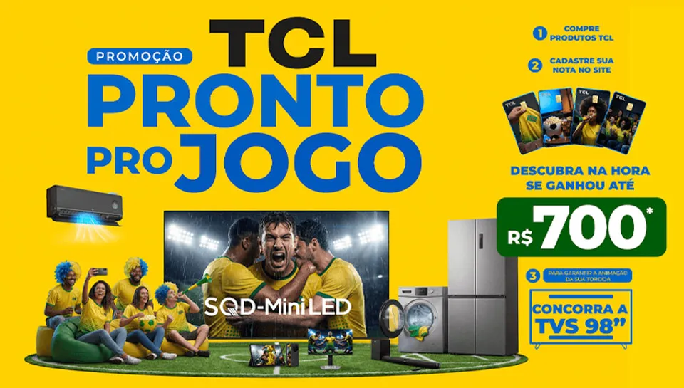 Promoção TCL Pronto Pro Jogo 2026
