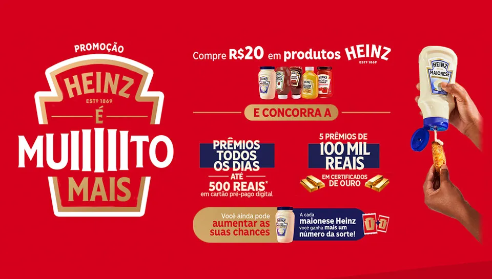 Promoção Heinz é Muito Mais 2026