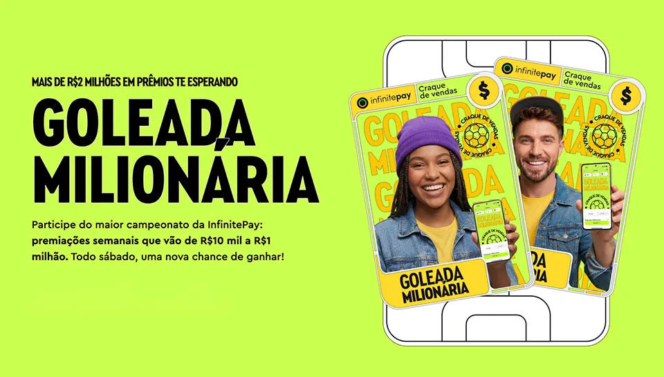 Promoção Infinite Pay Goleada Milionária 2026