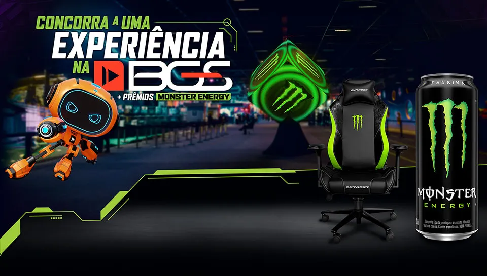 Promoção Monster Energy Experiência BGS