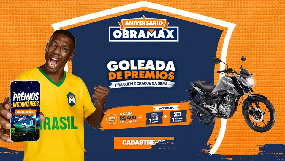 Promoção Aniversário Obramax 2026