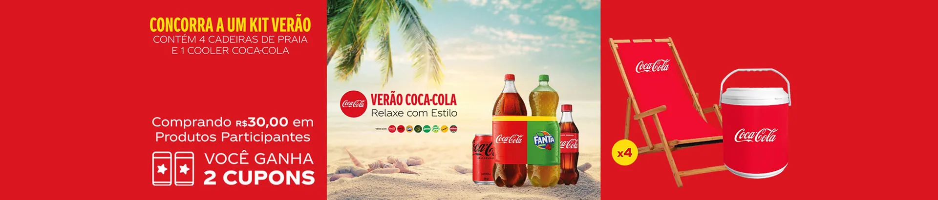 Promoção Coca-Cola 2024 Relaxe com Estilo