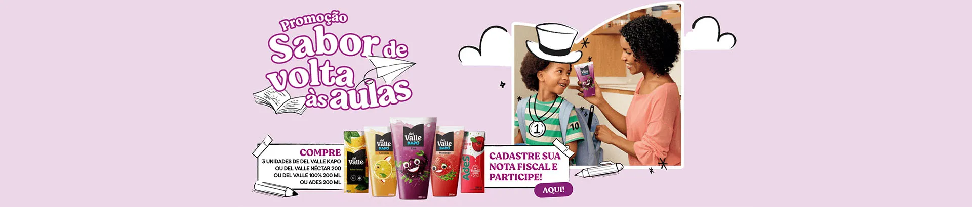 Promoção Del Valle Kapo 2024 Sabor de Volta às Aulas
