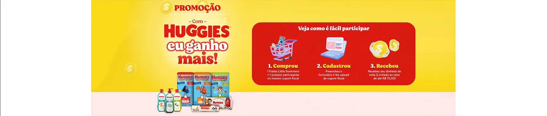 Promoção Cashback Huggies 2024 Eu Ganho Mais 2024