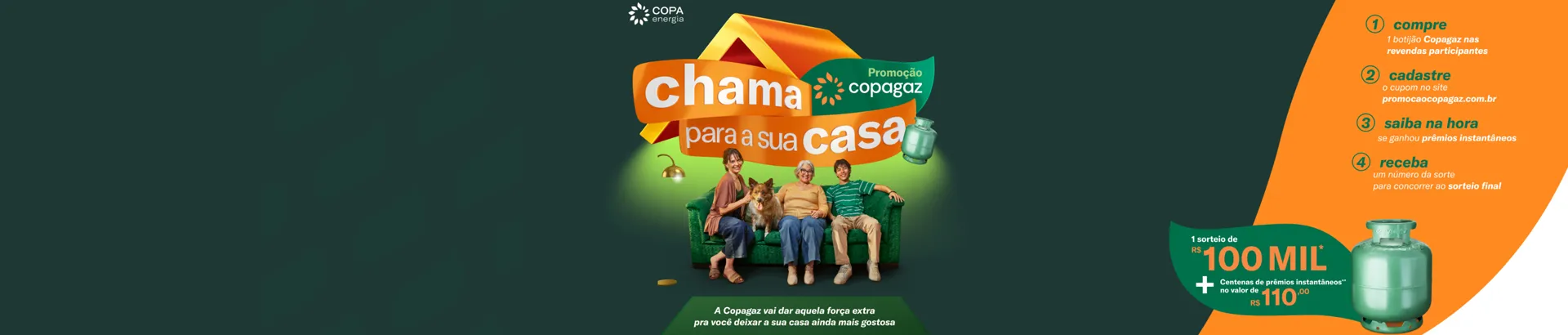 Promoção Copagaz Chama para a sua Casa 2025
