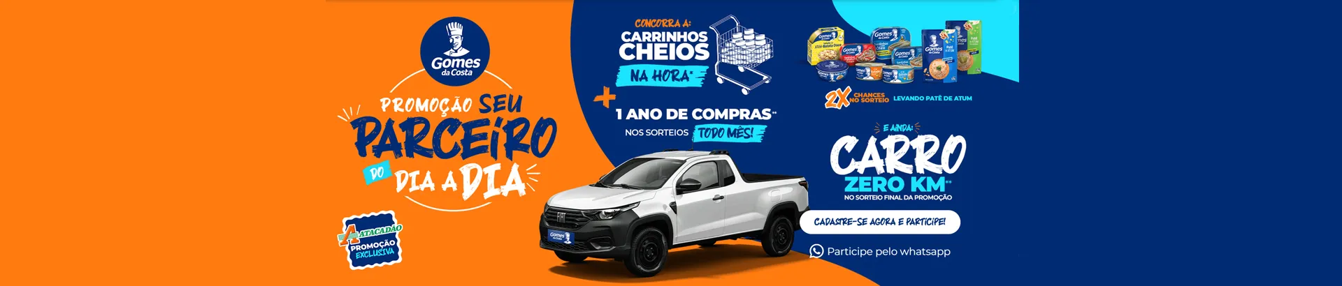 Promoção Gomes da Costa Atacadão Seu Parceiro do Dia a Dia 2025