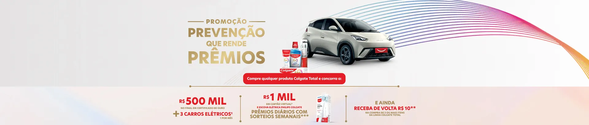 Promoção Colgate Prevenção que Rende Prêmios 2025