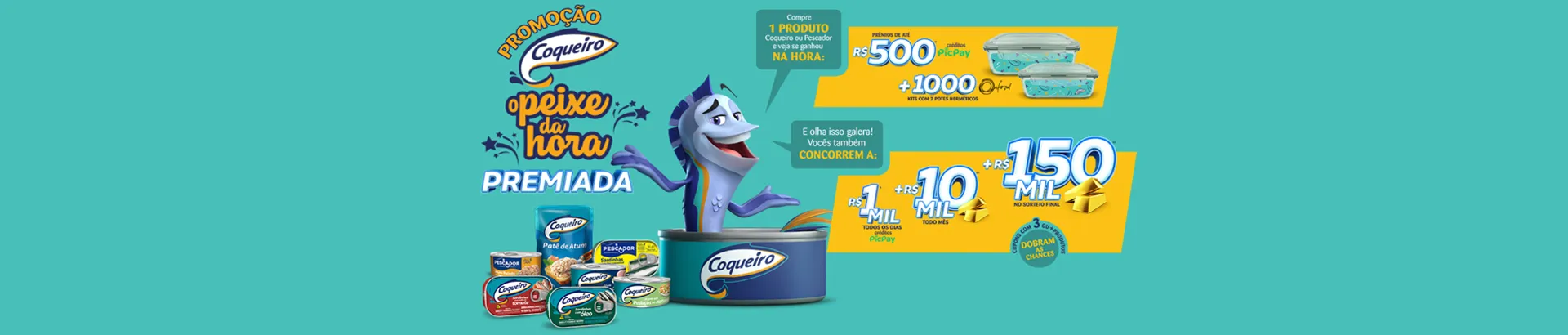 Promoção Coqueiro O Peixe da Hora Premiada 2024