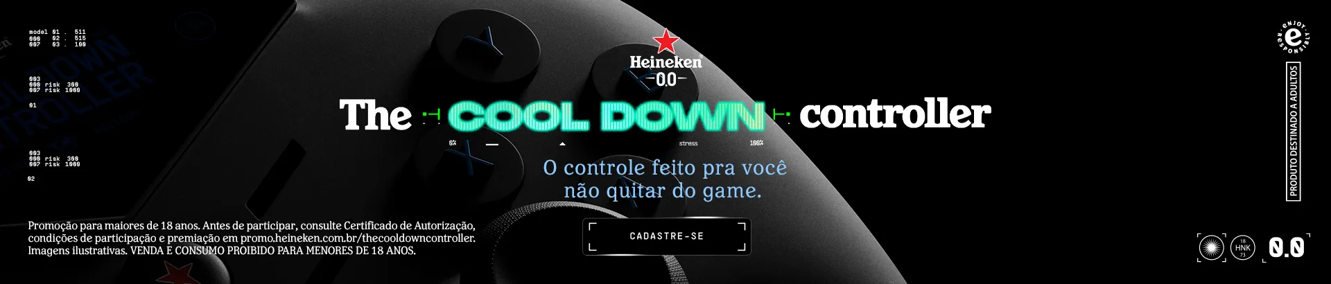 Promoção Heineken The Cool Down Controller 2025