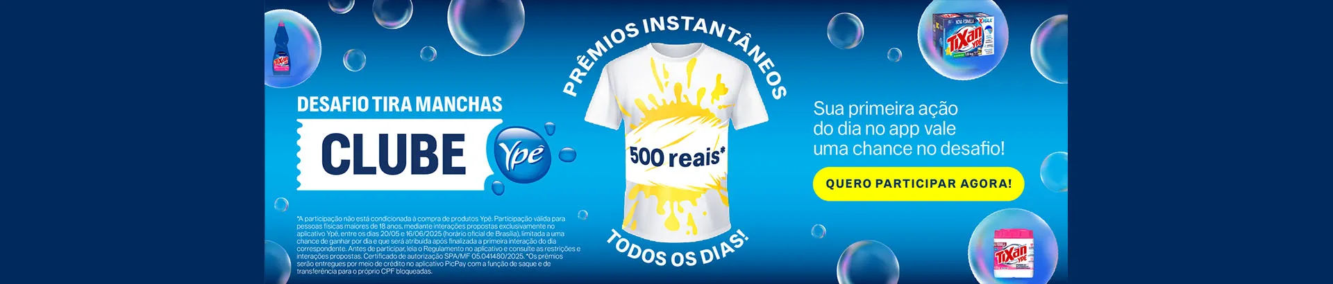Promoção Ypê Lavanderia dos Sonhos 2025