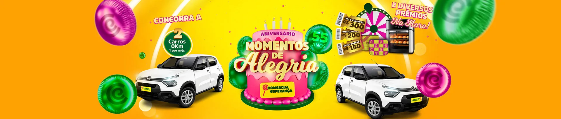 Promoção Momentos de Alegria Comercial Esperança 2025