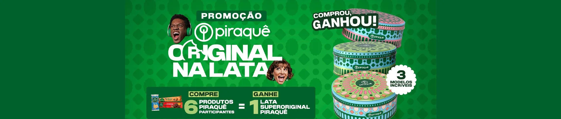Promoção Original na Lata Piraquê 2025