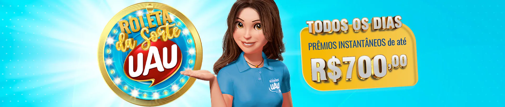 Promoção Roleta da Sorte UAU 2025