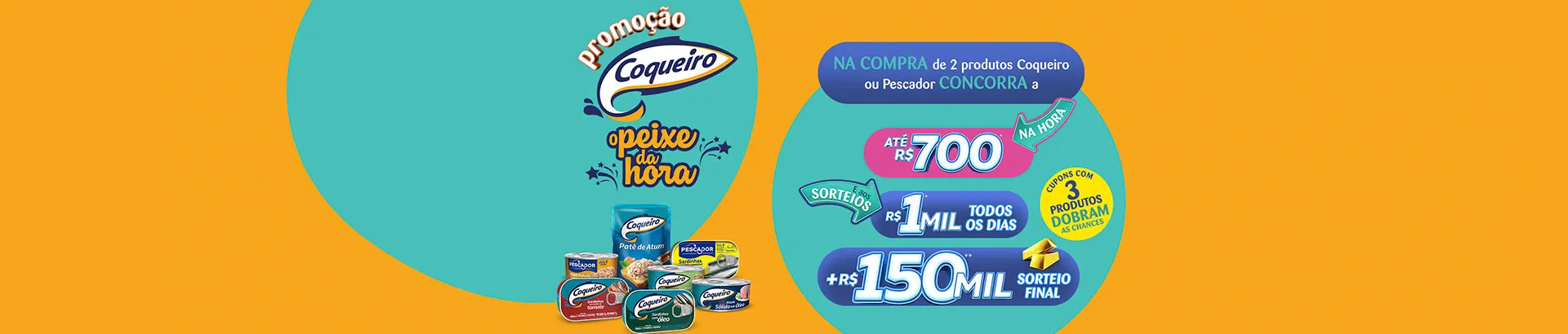 Promoção Coqueiro o Peixa da Hora 2026