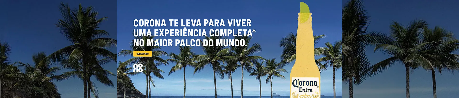 Promoção Todo Mundo no Rio com Corona 2026