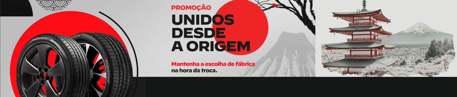 Promoção Bridgestone e Firestone Unidos desde a Origem 2026