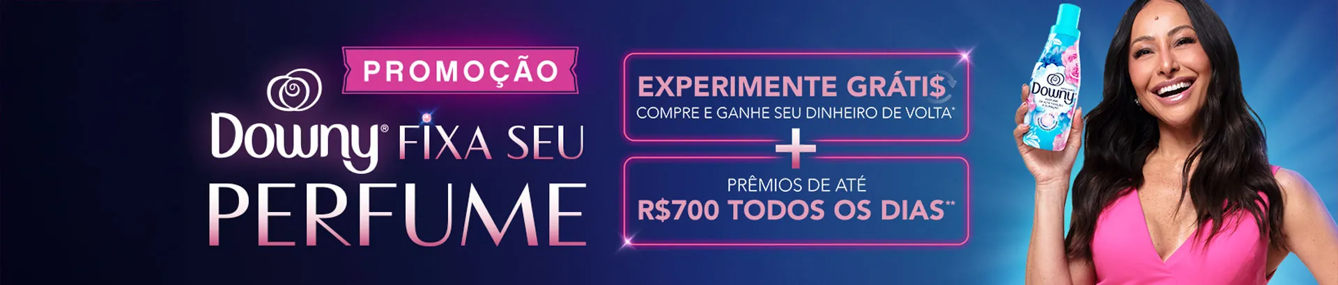 Promoção Downy Fixa Seu Perfume 2026