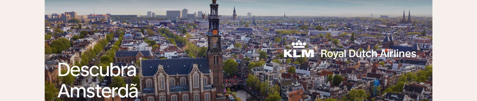 Promoção KLM Descubra Amsterdam 2026